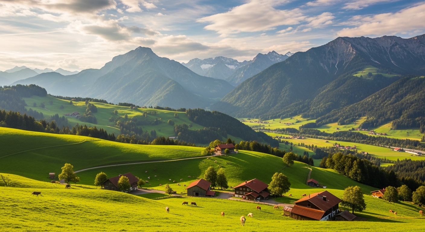 Allgäu Pastoral Landscape