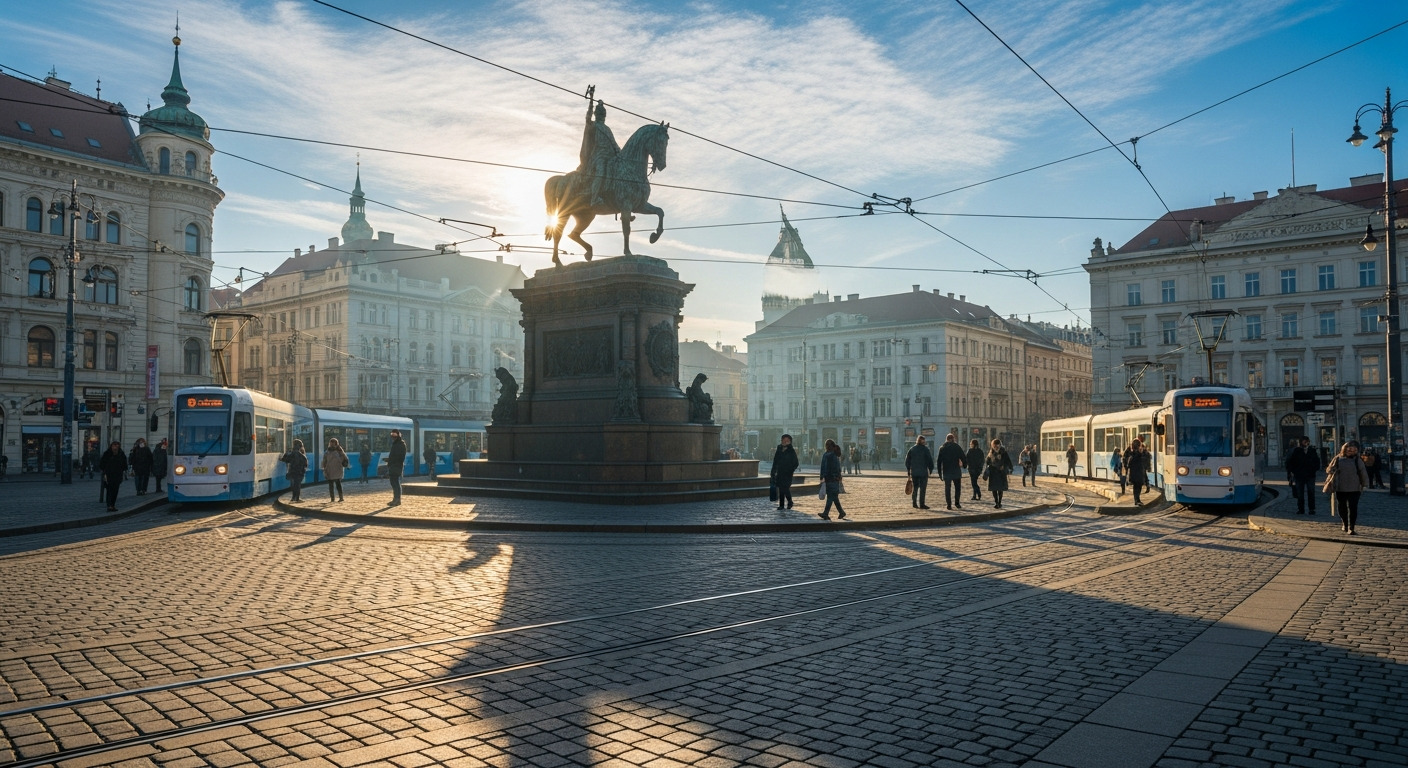 Ban Jelačić Square Statue Zagreb
