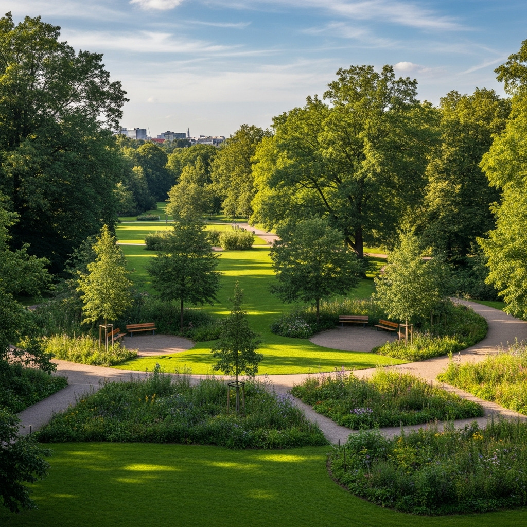 Berliner Tiergarten Parkwege