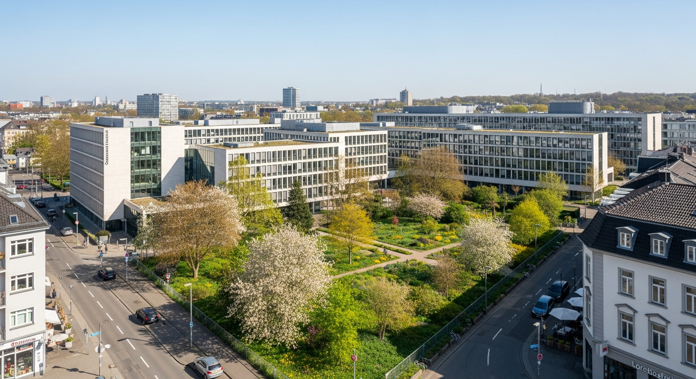 Bilk University Garden Campus Spring