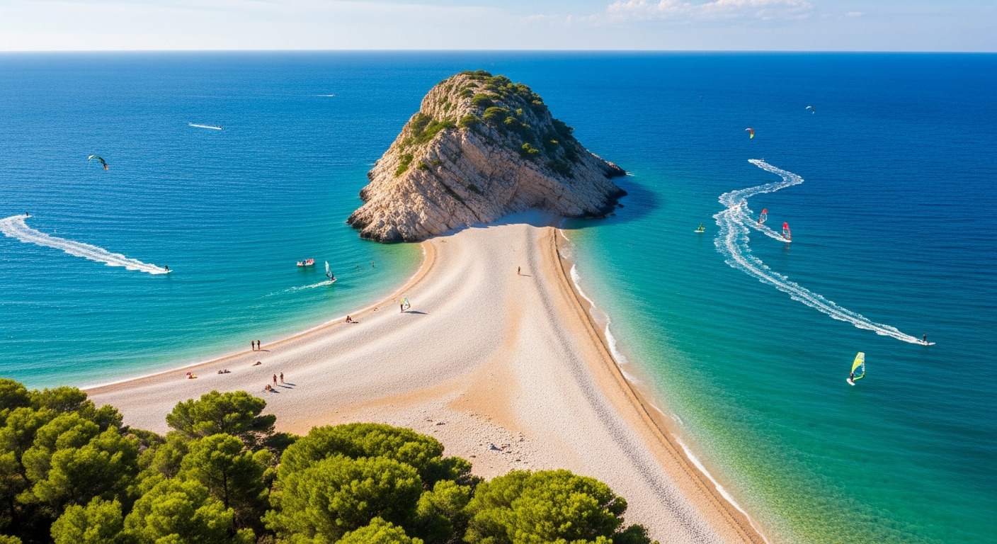 Brač Zlatni Rat Beach Iconic