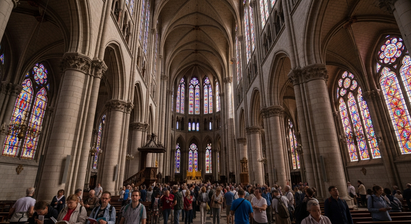 Chartres Cathedral Gothic Arches