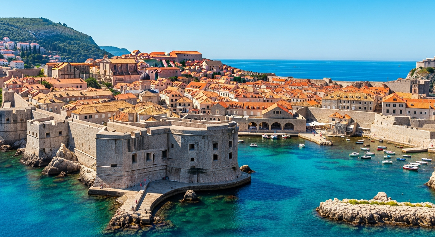 Dubrovnik Old Town Walls Unesco