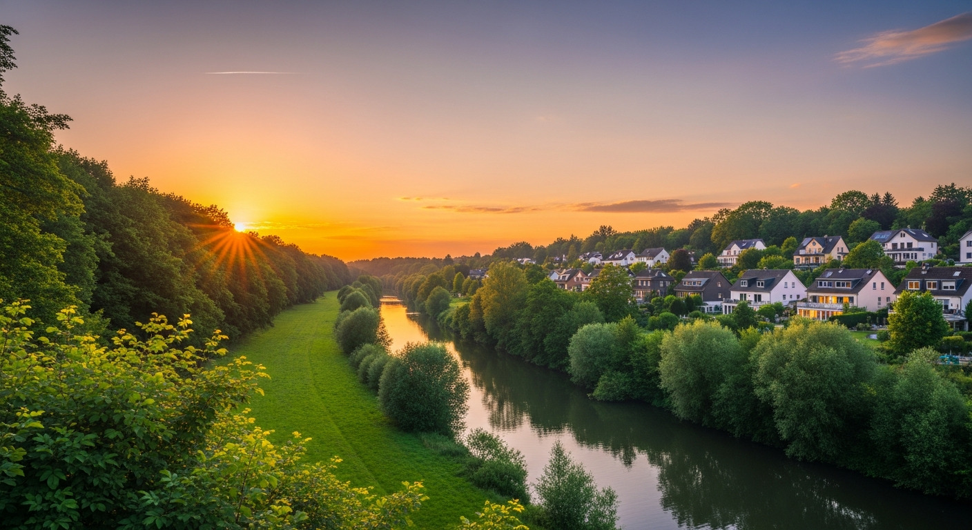 Düsseltal Valley River Landscape