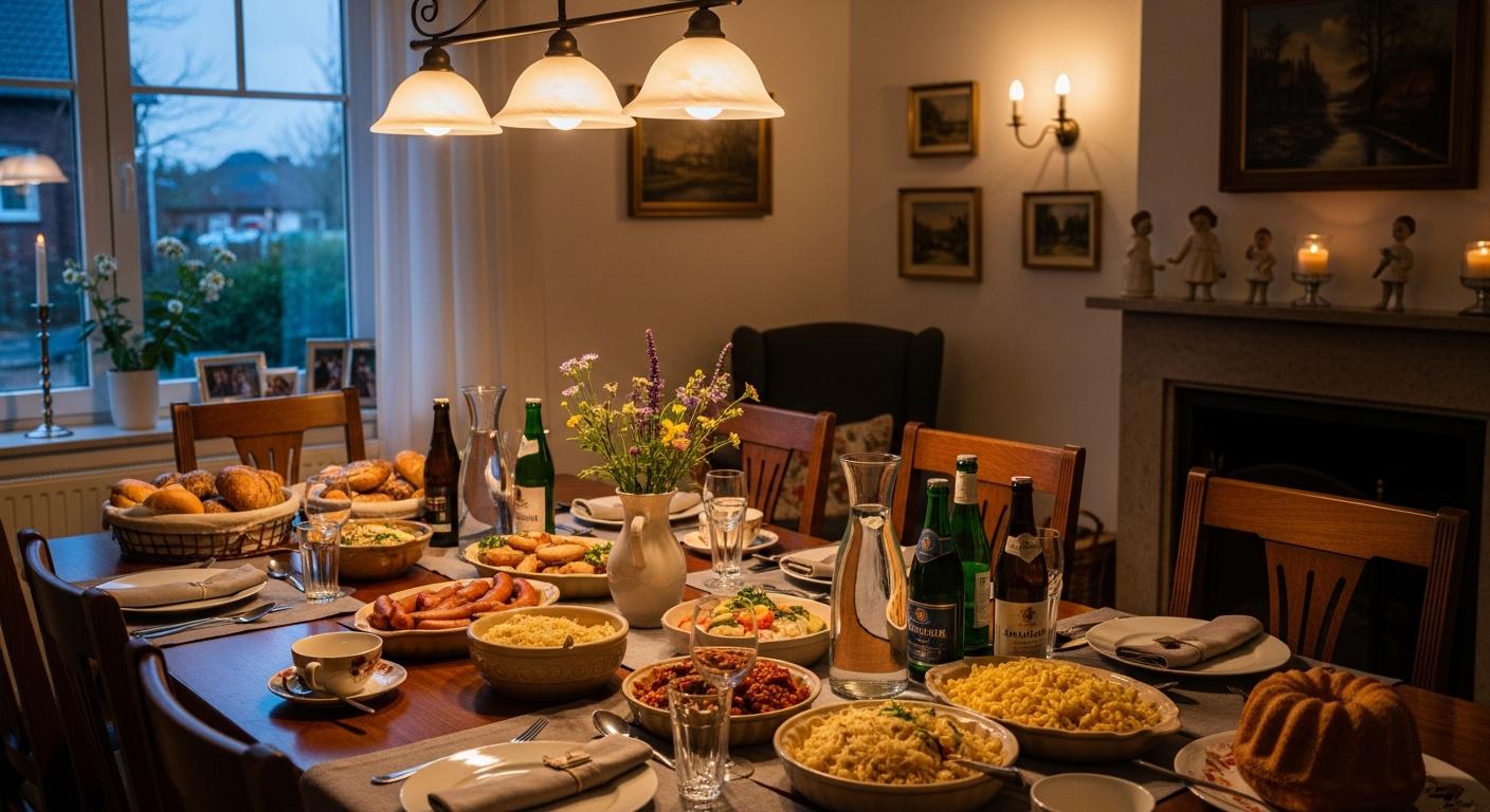 Familie Dinner Moment