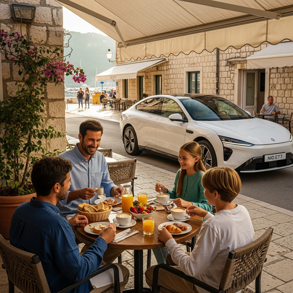 Familien-Frühstück Mit Nio Et7