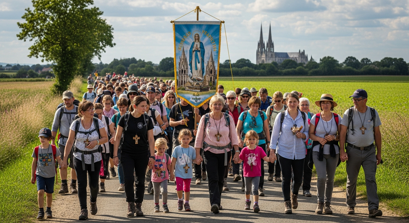 Families Children Pilgrimage Faith