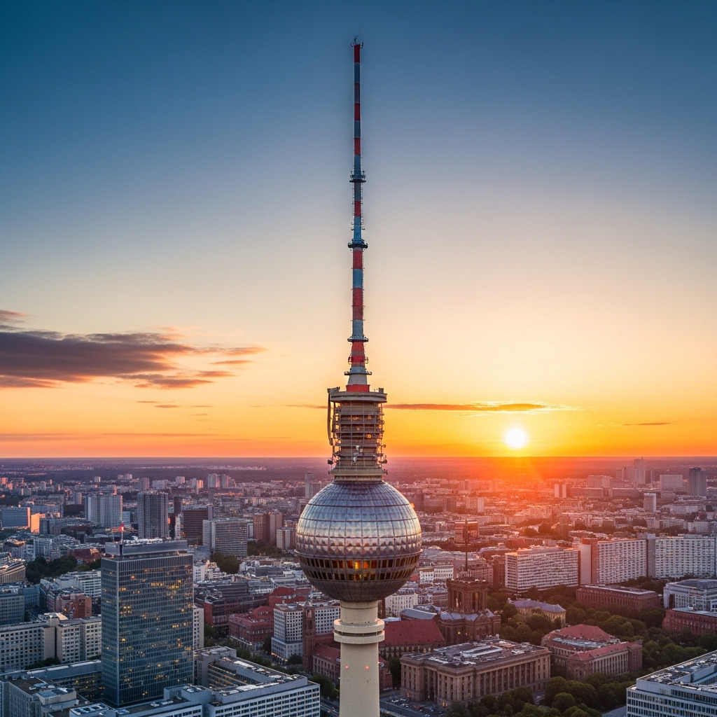 Fernsehturm Berlin Skyline