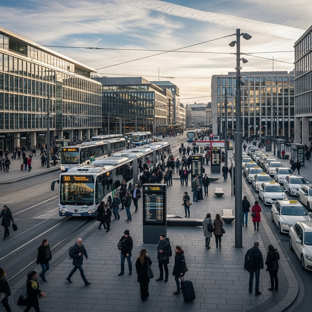 Hauptbahnhof Platz Verkehr