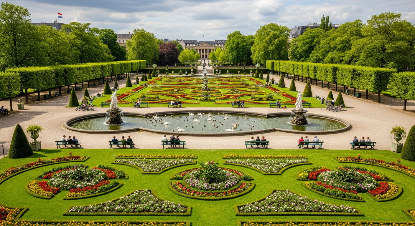Hofgarten Main City Park Green