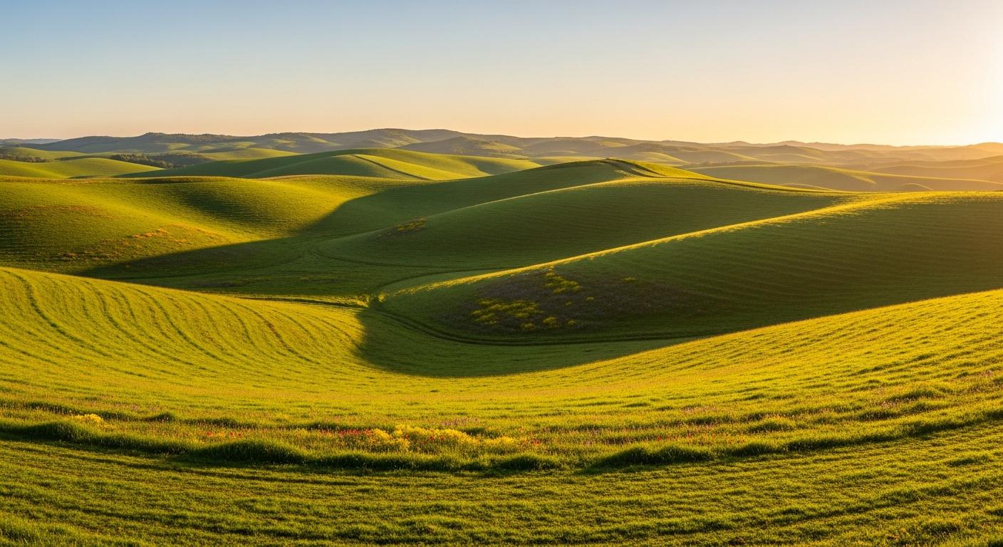 Huarte Grüne Hügel