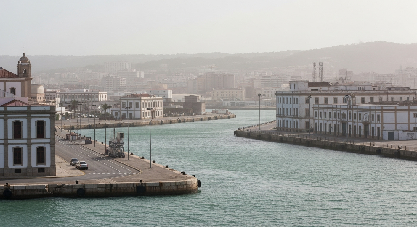 Huelva Atlantic Harbor Industrial Poetry