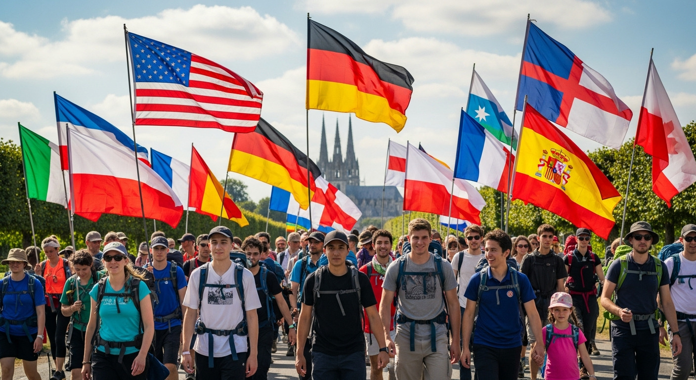 International Flags Diverse Nations