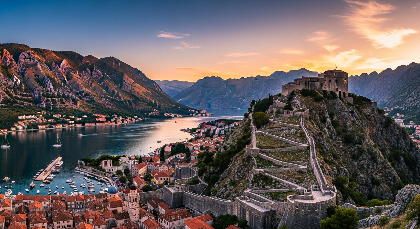 Kotor Fjord Medieval City