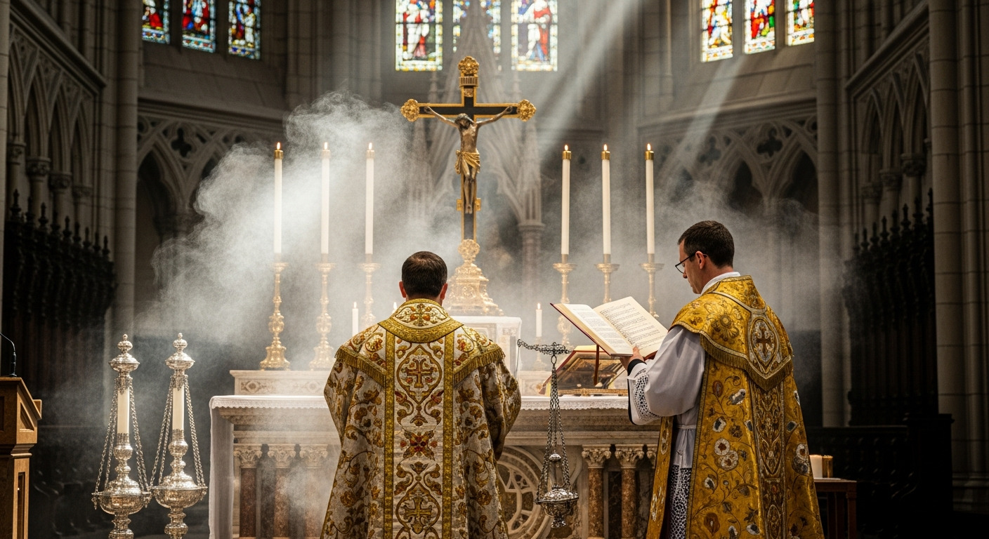 Latin Mass Vestments Incense