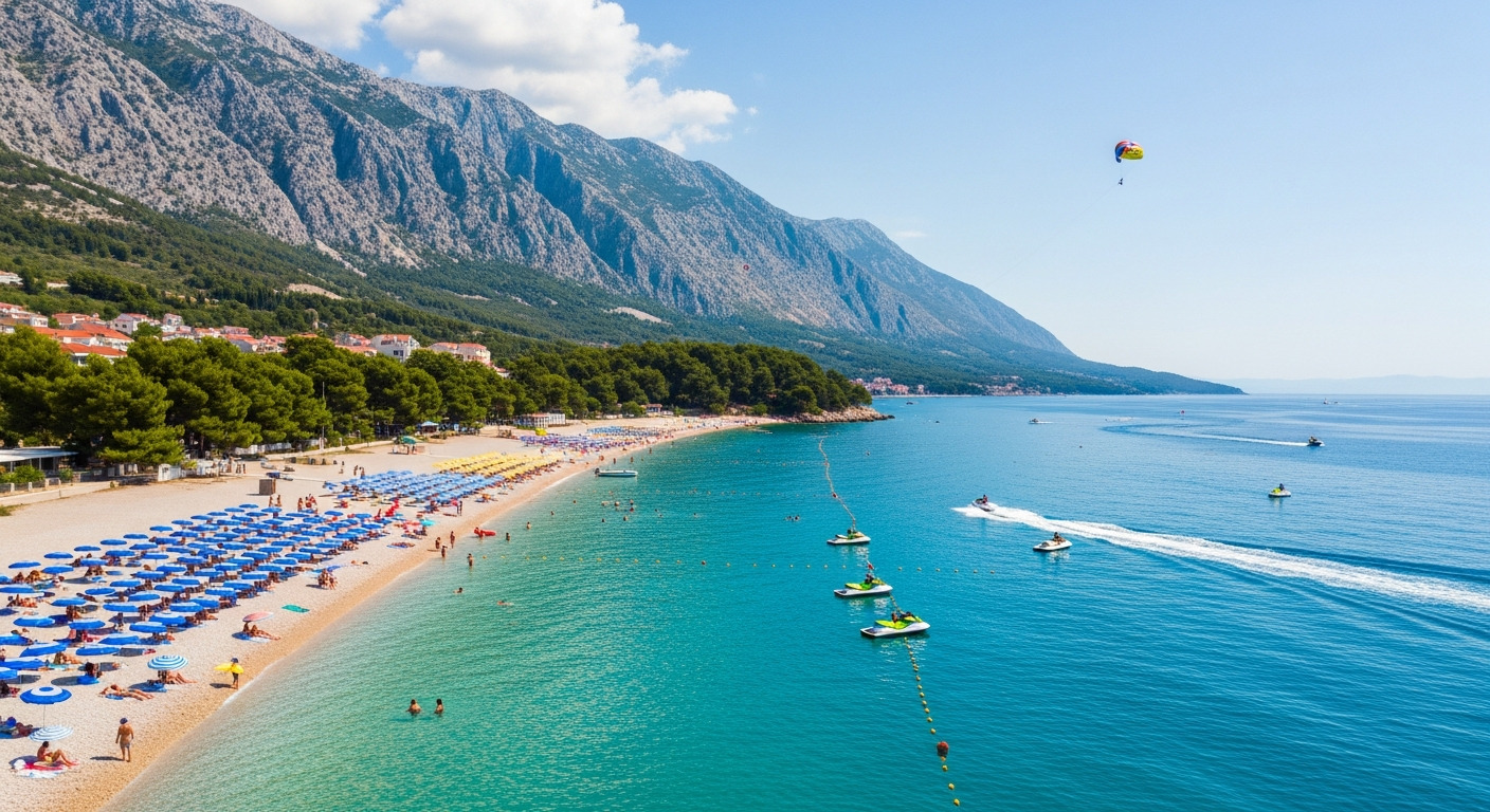 Makarska Riviera Beaches Mountain