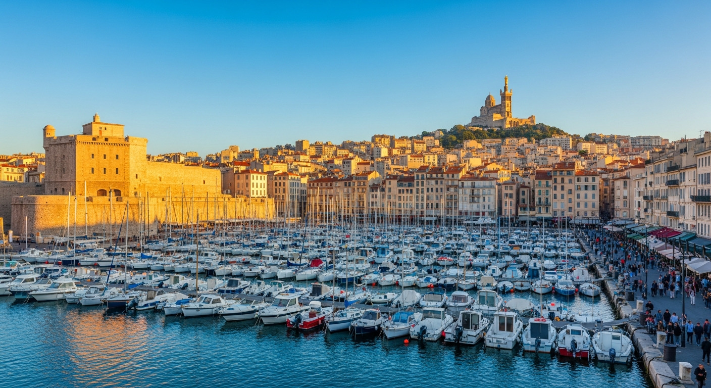 Marseille Harbor Port