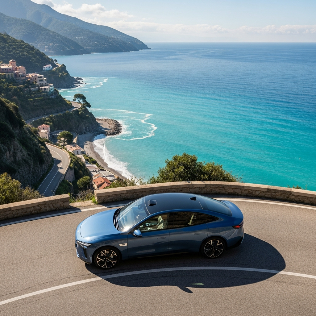 Nio Et7 An Italienischer Küste