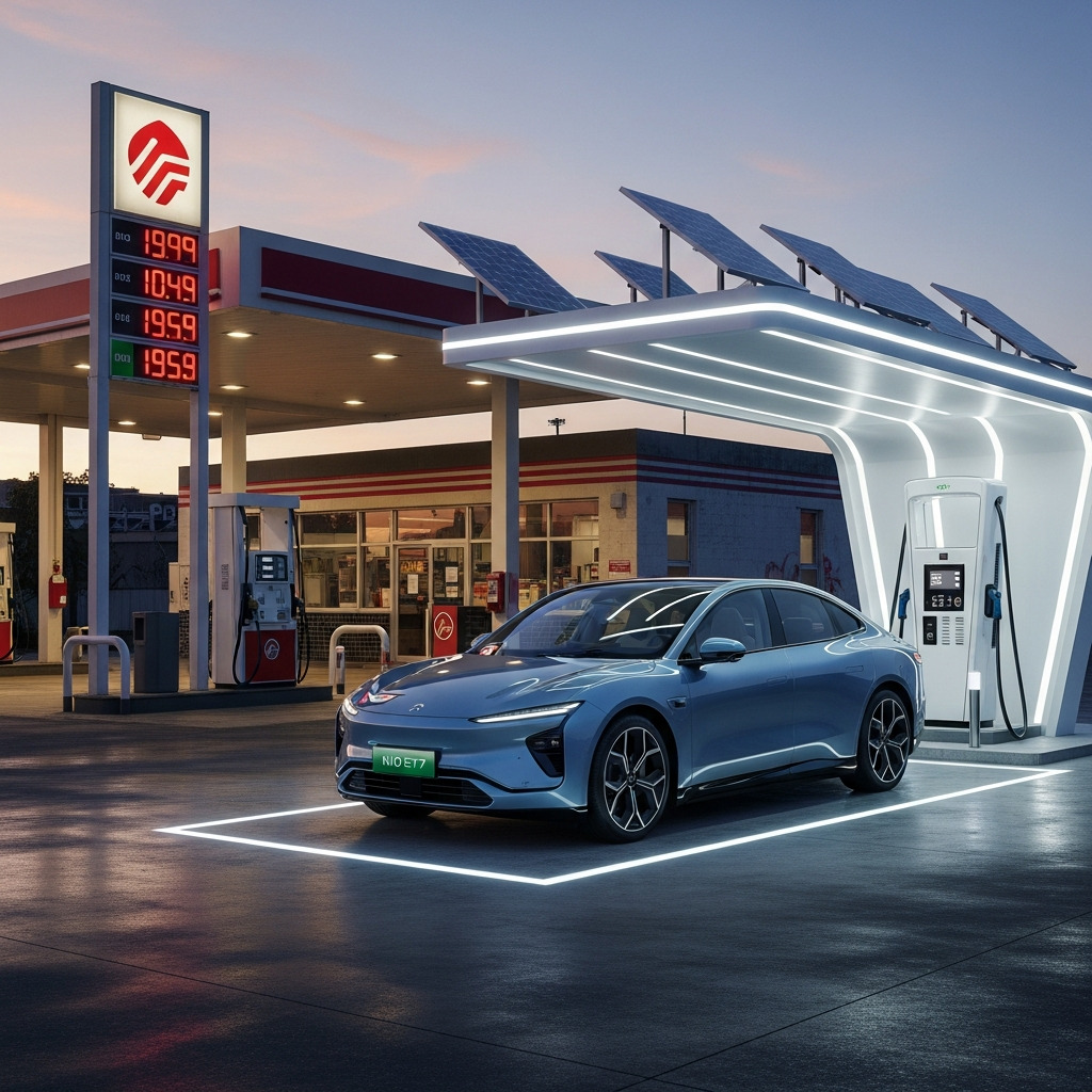 Nio Et7 An Ladestation