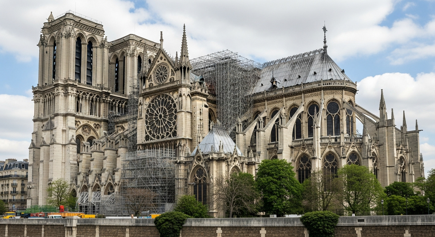 Notre-Dame Paris Gothic Cathedral