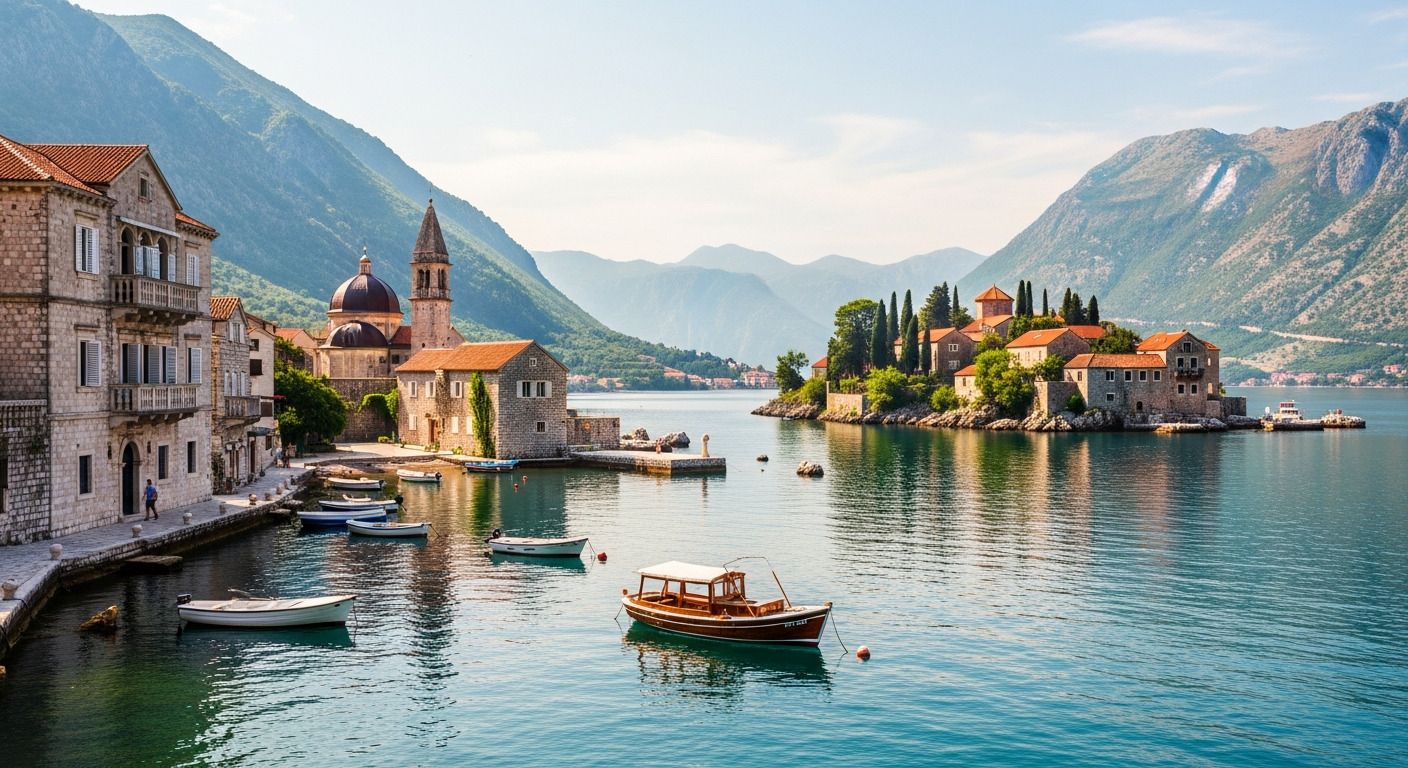 Perast Baroque Palaces Island