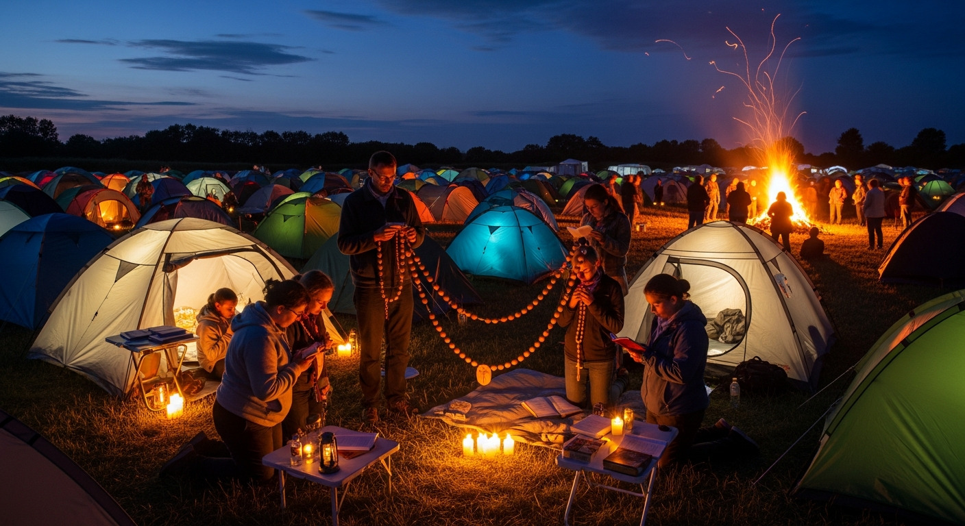 Pilgrimage Camping Vigil Night