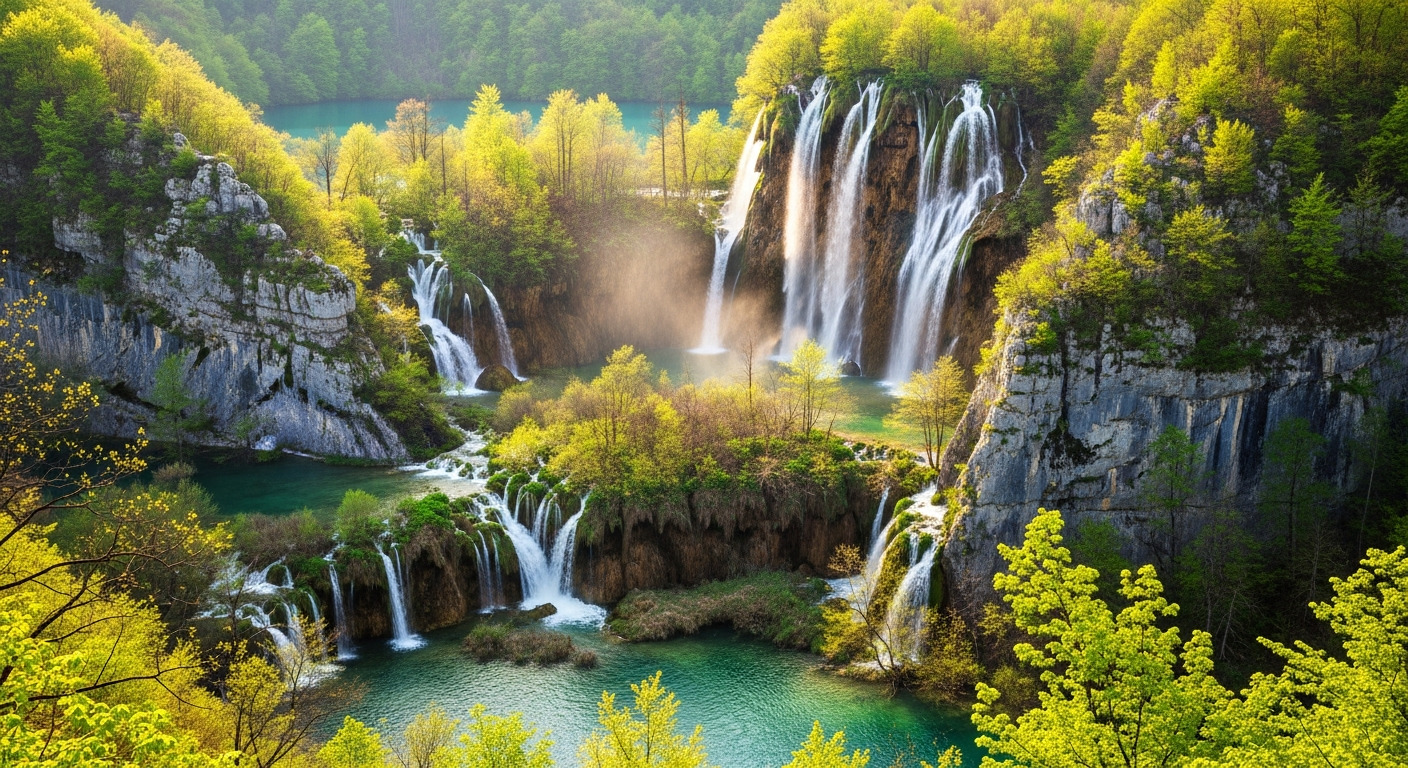 Plitvice Waterfalls Lakes Unesco