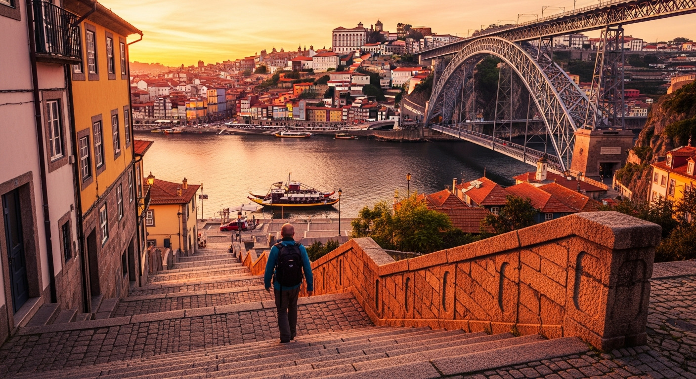 Porto Dom-Luis Bridge Douro Gorge