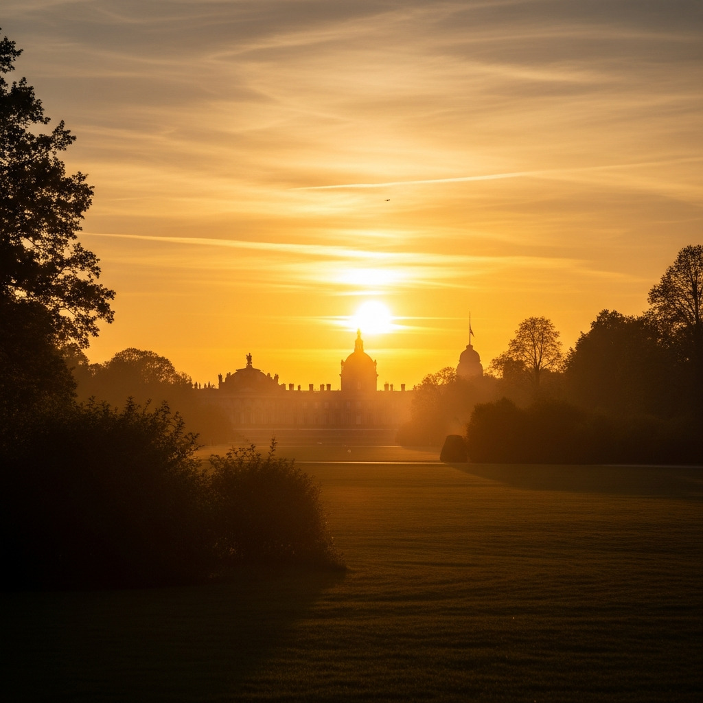 Potsdam Sonnenuntergang