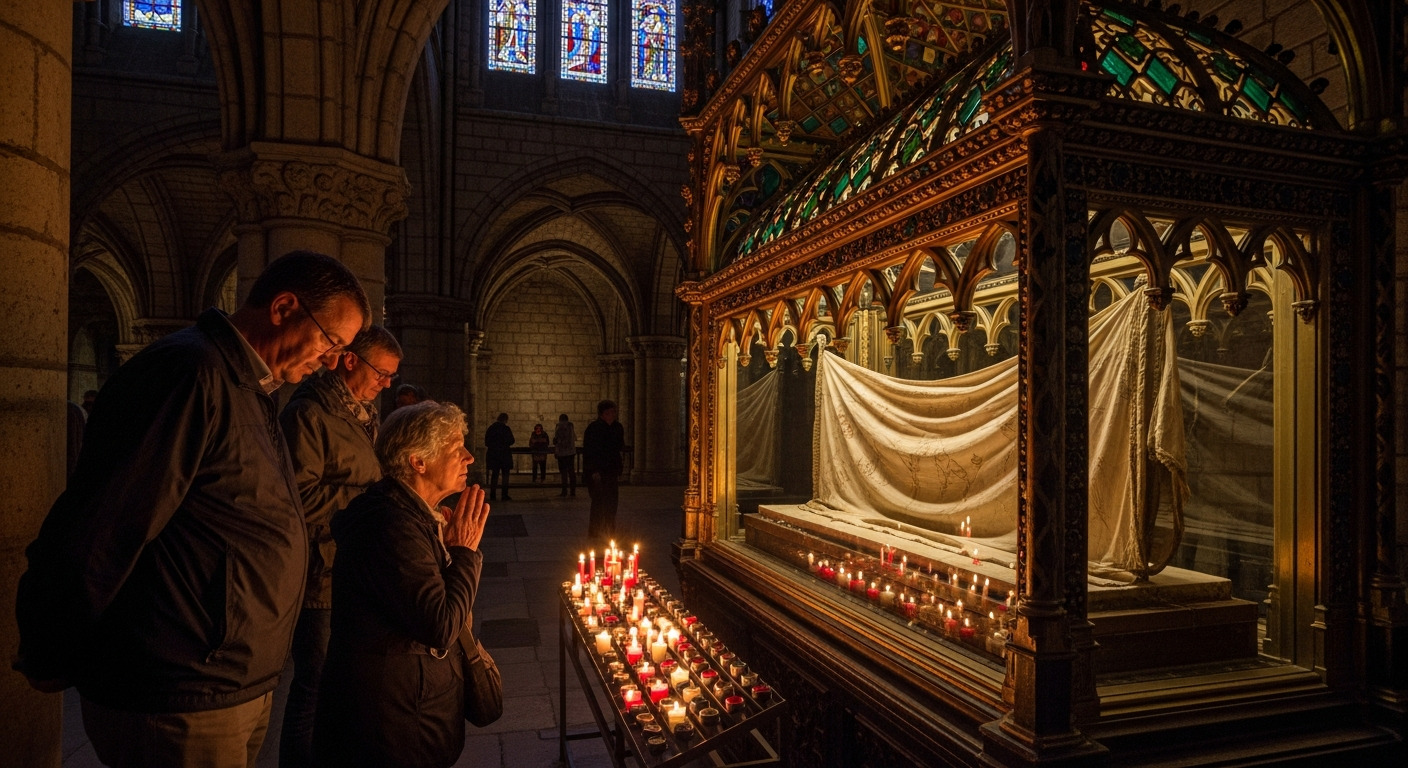 Relic Veil Virgin Mary