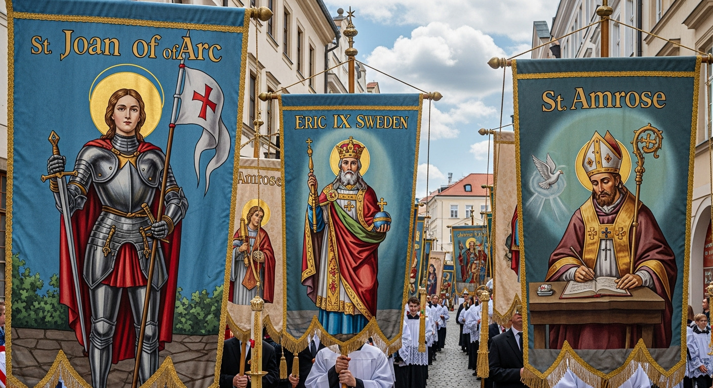 Saint Banners Joan Of Arc