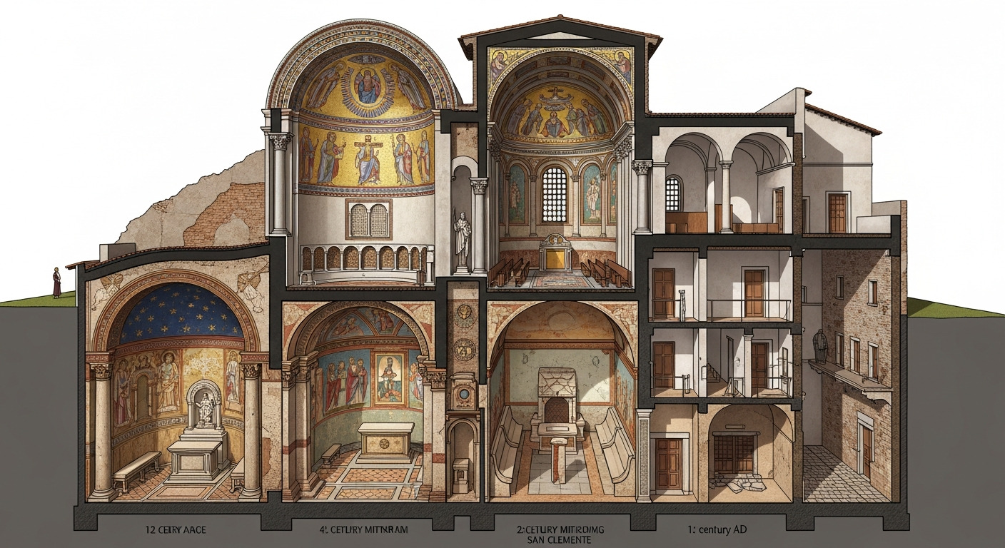 San Clemente Layers Rome