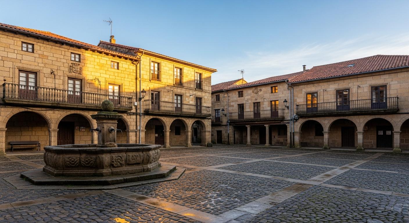 Sarria Mittelalter Stadt