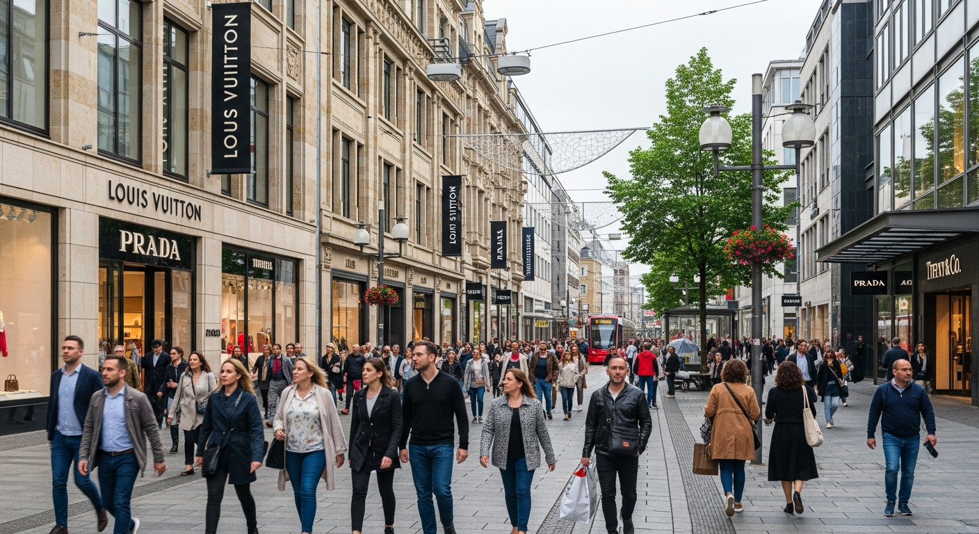 Schadowstraße Shopping Street Commerce