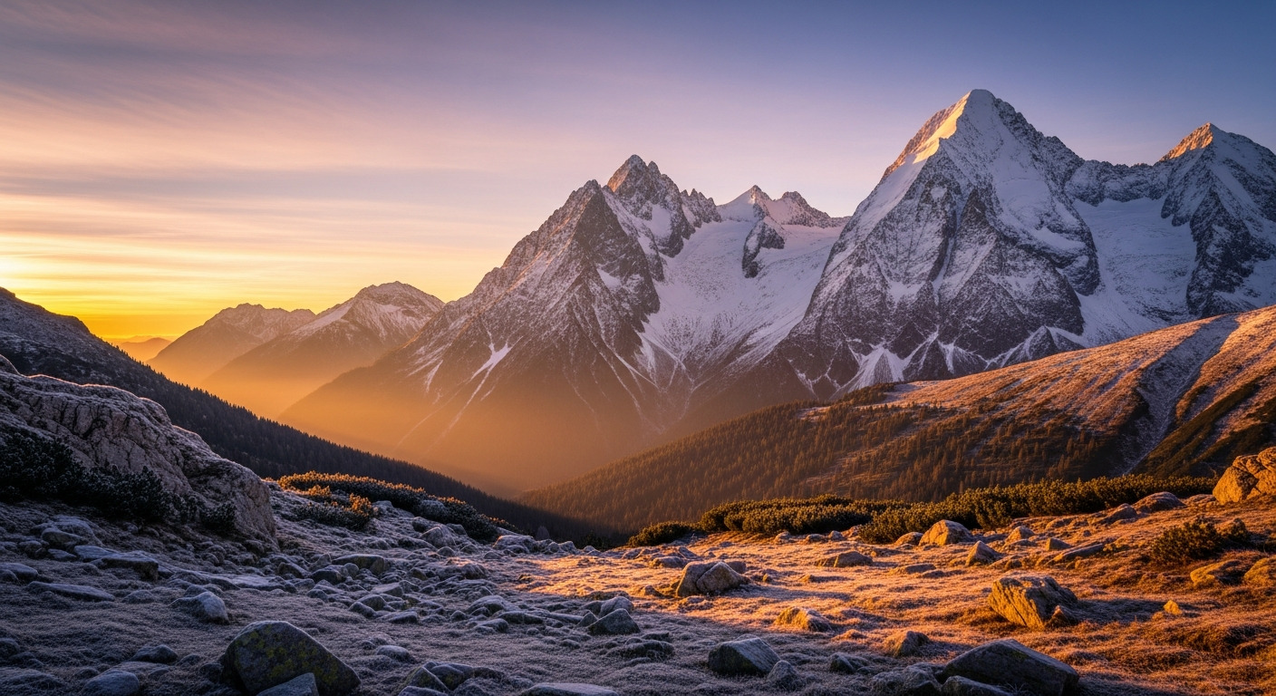 Sunrise Mountain Peaks Light