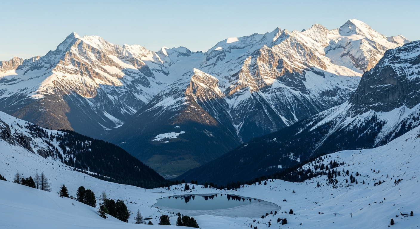 Swiss Alps Snow Peaks