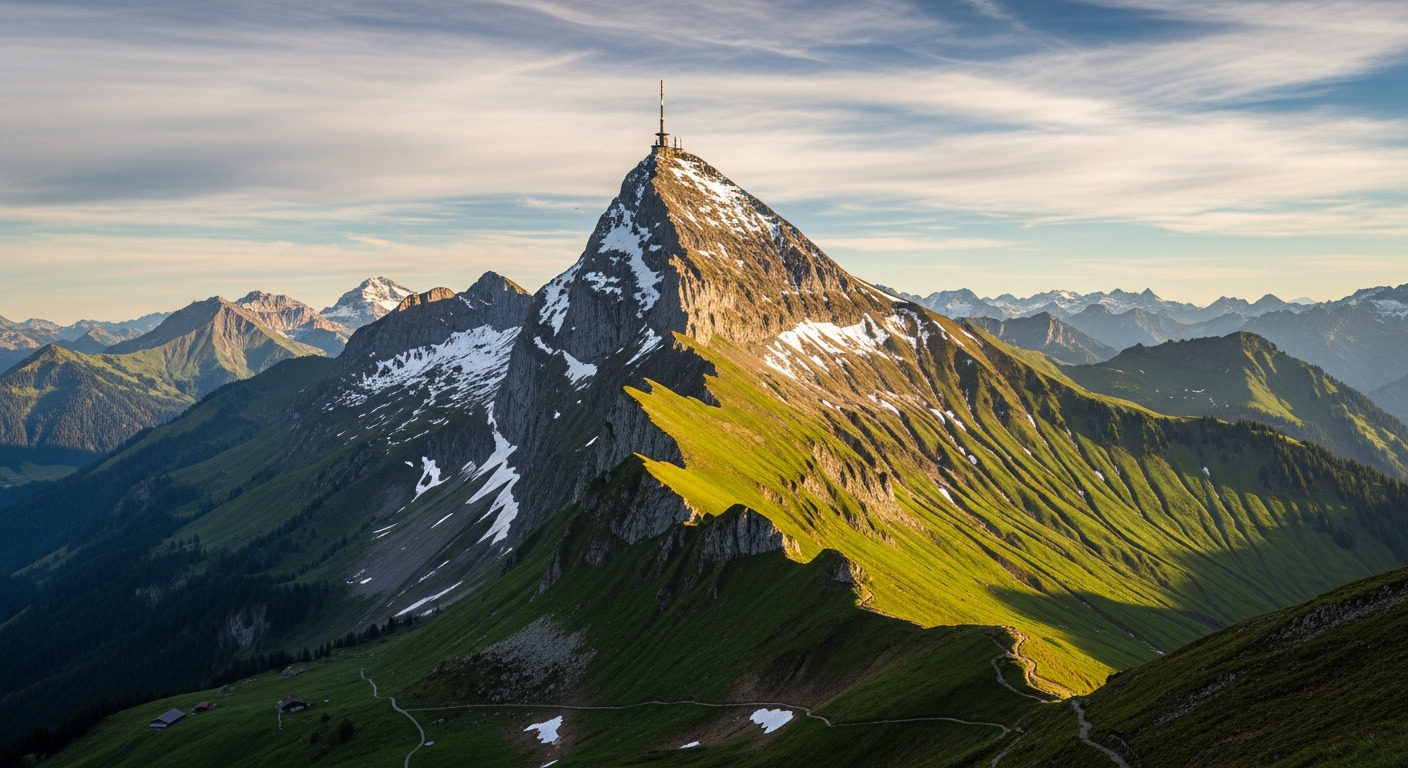 Säntis Mountain Peak