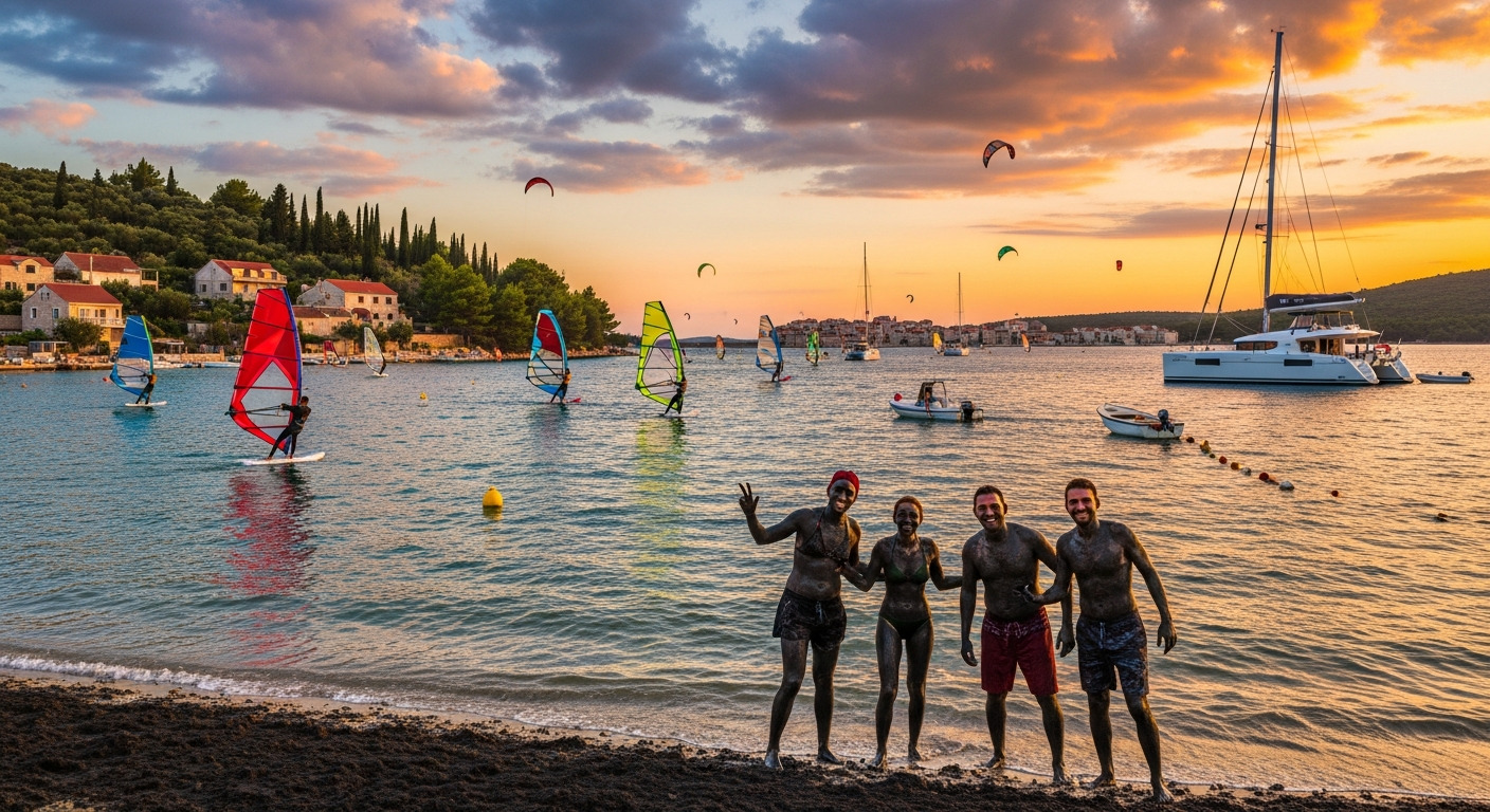 Trpanj Windsurfing Mud Baths