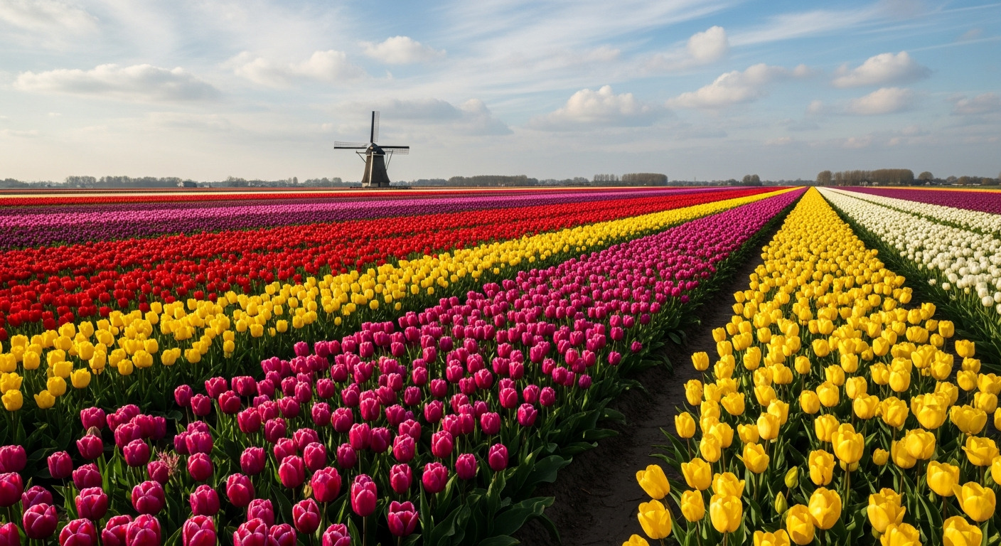 Tulip Fields Spring