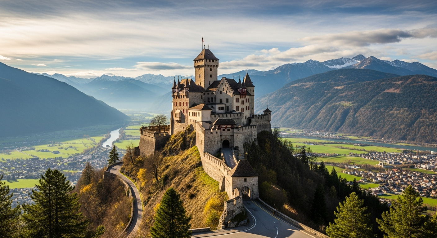 Vaduz Castle Rhine Valley