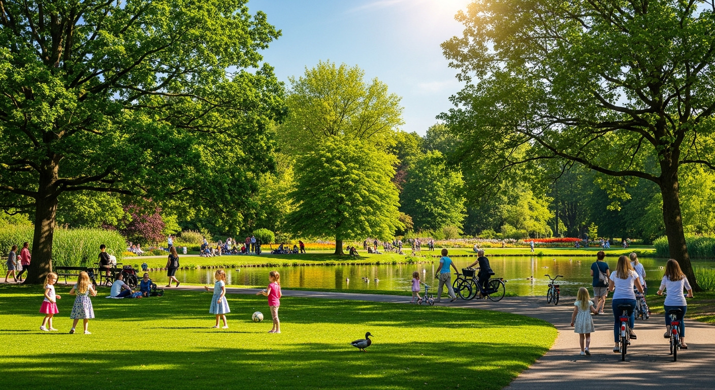 Volksgarten 27 Hectare Park Green
