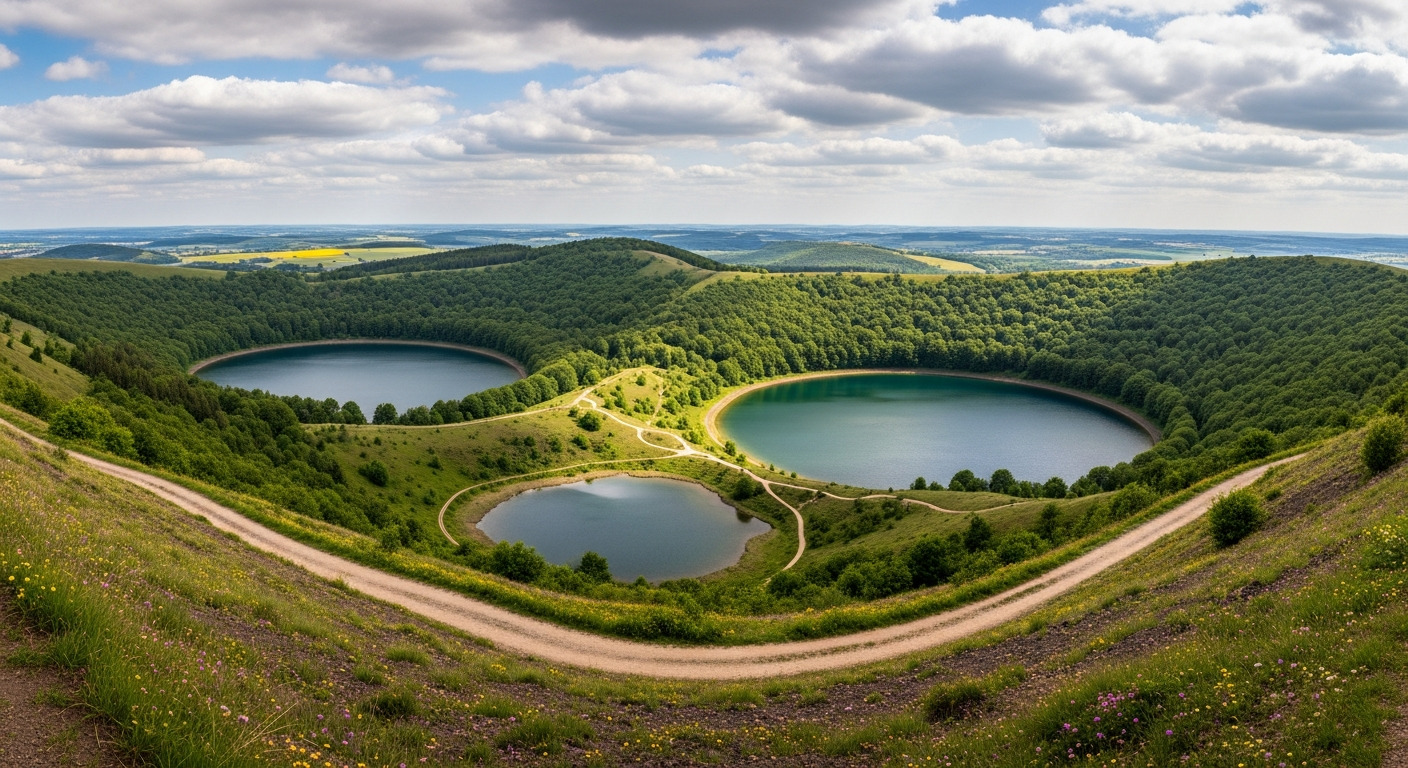 Vulkaneifel Crater Lakes