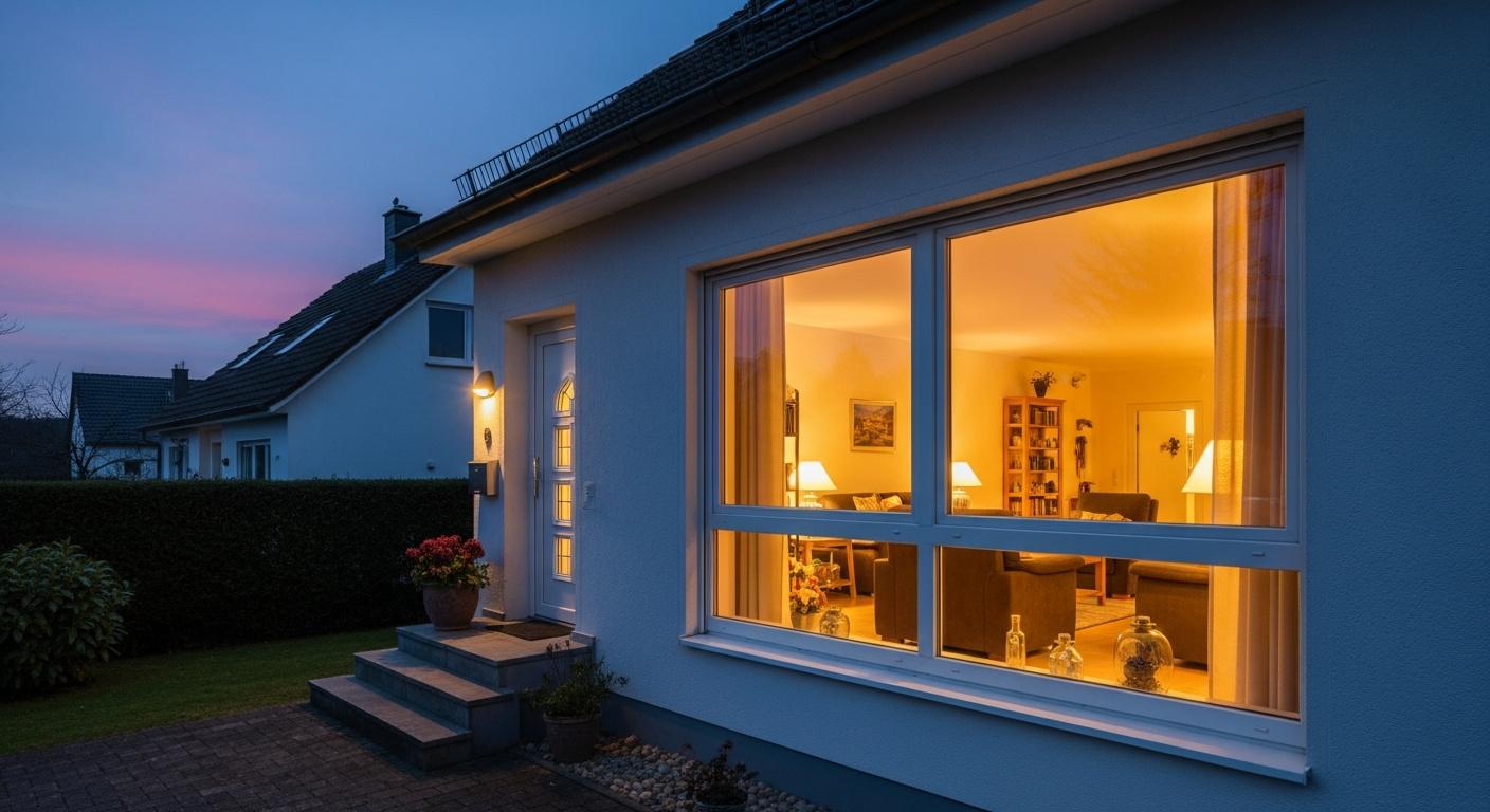 Wohnzimmer Fensterblick