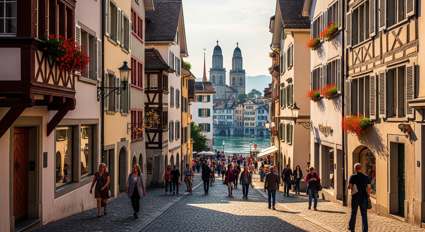 Zurich Old Town Historic